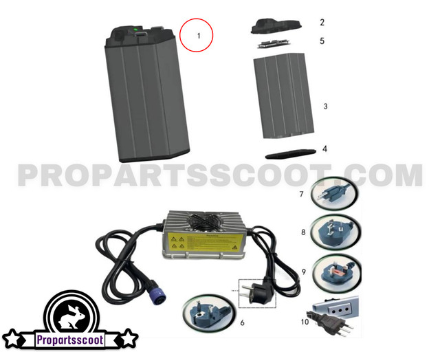 Lithium-Ion DM337 Battery Pack Original for Talaria Sting MX3 (60V/38Ah)