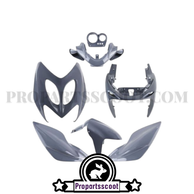 Fairing Kit 7Pcs. Gray Nardo for Yamaha Aerox Before 2013