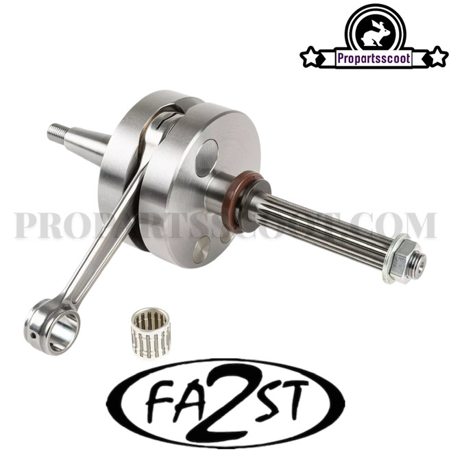 Crankshaft 2Fast 100cc, 47mm Stroke - Malossi C-One / RC-One Crankcase (14mm) (Minarelli & Piaggio)
