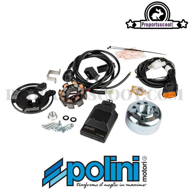 Polini For Race Digital Ignition for Minarelli AM6 & Derbi with Lights