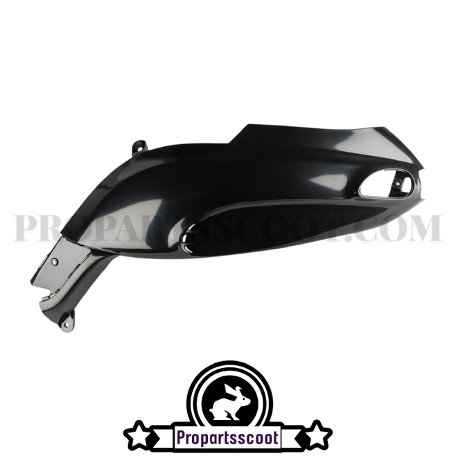 Rear Side Panel Left Black Unpainted for Piaggio Typhoon Before 2011