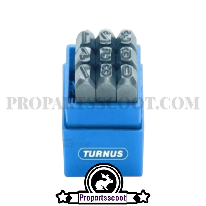 Turnus 5mm Hand-Punched Numbers