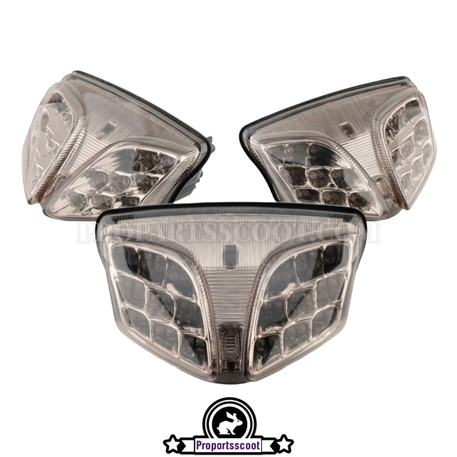 LED Headlight Tail Light SRD Yamaha Bws/Zuma 2002-2011 — Smoked Black