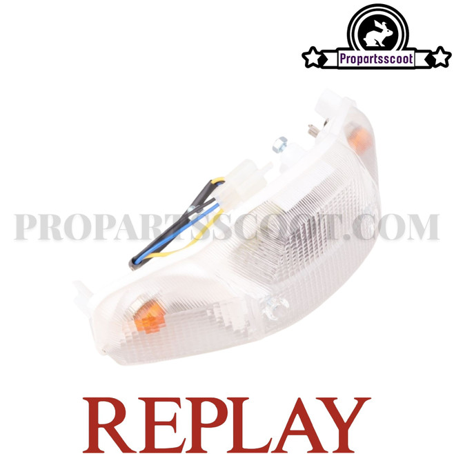 Tail Light with Indicators White for Minarelli Vertical