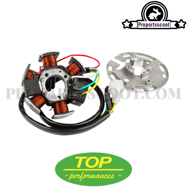 Ignition Stator OEM Quality Top Performances for Derbi Euro 2, 85W (Ducati 531734380)