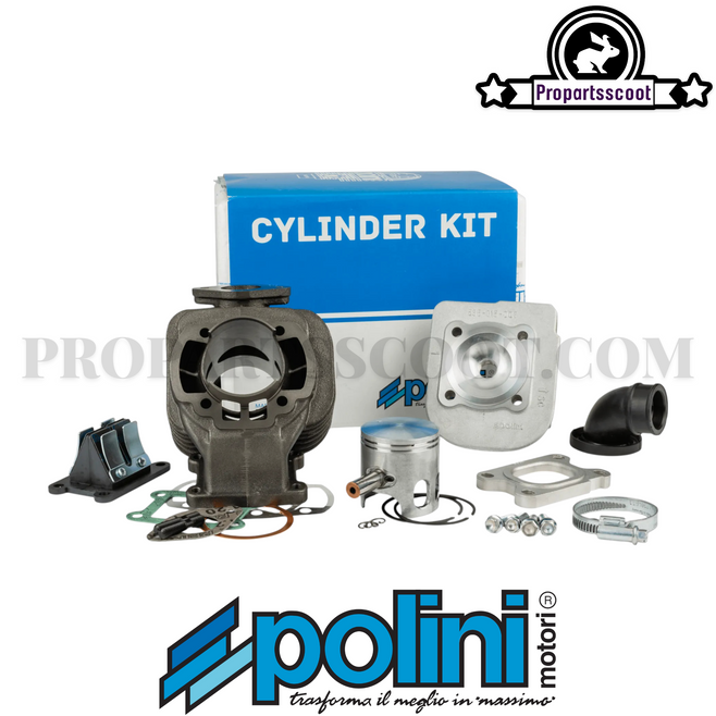 Cylinder Kit Polini Evolution 70cc, 12mm Cast Iron for Minarelli Vertical