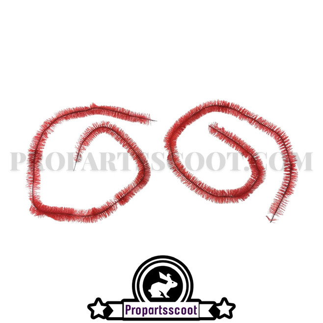 Hub Cleaning Rings Brush 200mm, Red
