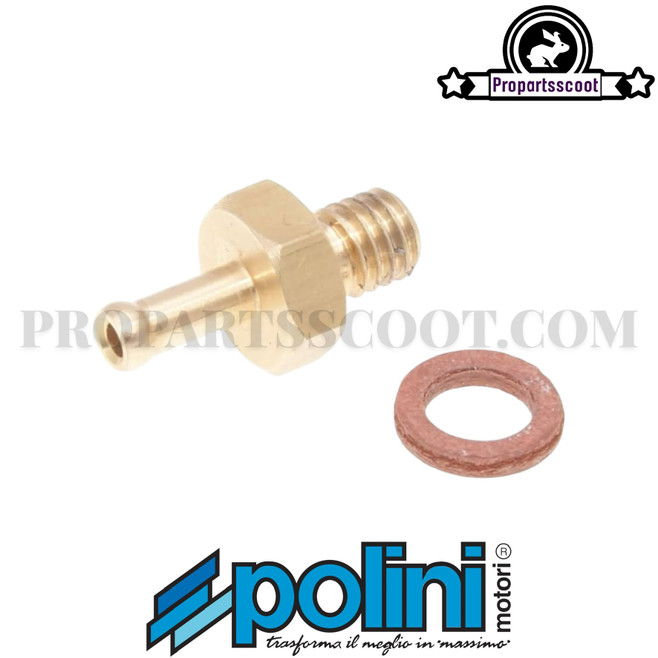 Vacuum Connection Polini M6 x 1.00mm Inlet Mixer Nipple for 3mm Hose