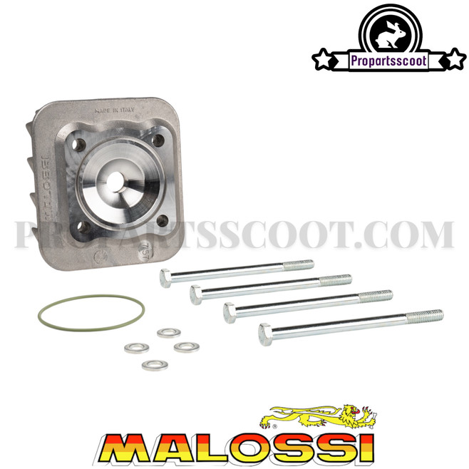 Cylinder Head Malossi MHR Ø 40mm Aluminium Air 50cc, 10mm - 12mm for Minarelli Horizontal & CPI (AC)