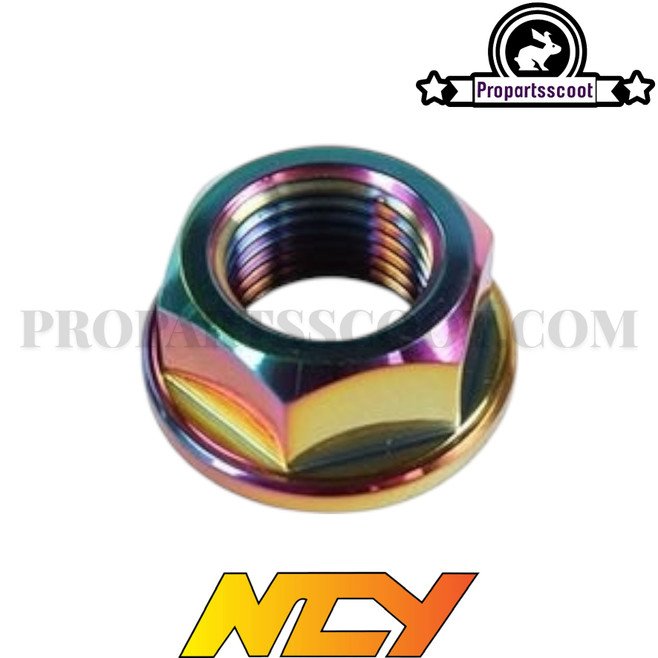 Rear Axle Nut NCY Electroplated M16 for GY6 125cc / 150cc 4T