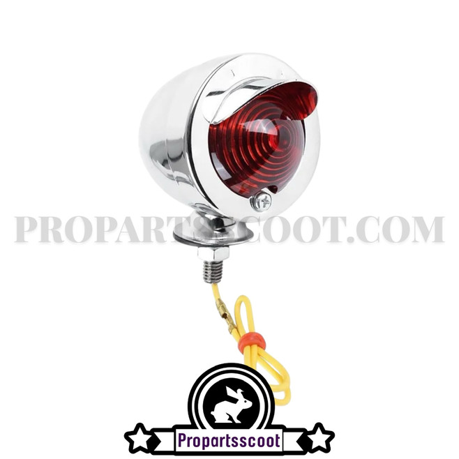 Additional Headlight Chrome / Red Additional Headlight Chrome / Red