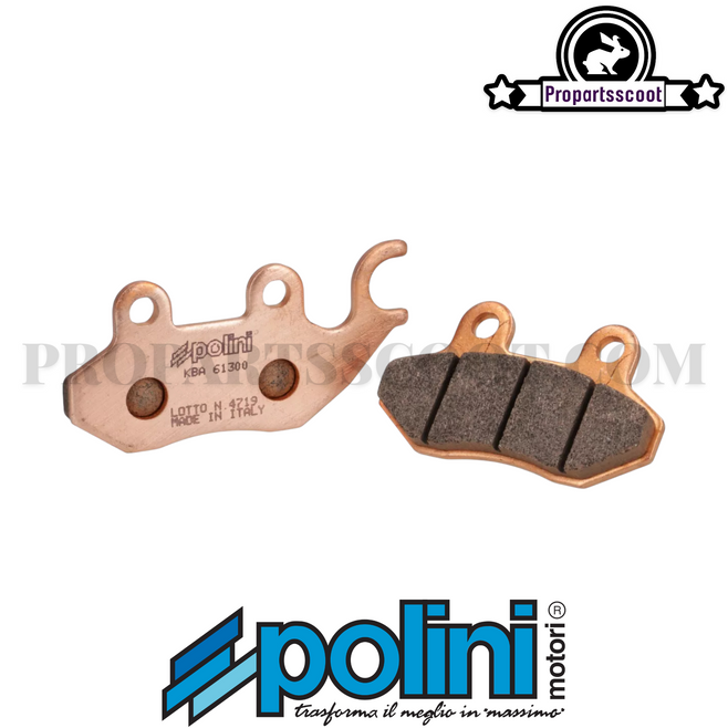 Brake Pads Polini Sintered for PGO / Genuine 50cc 2T