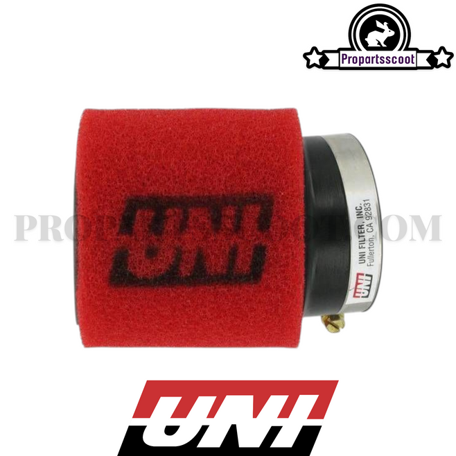 Air Filter Uni Clamp-On Pod Air Filter (Angled) (63mm - 102mm)