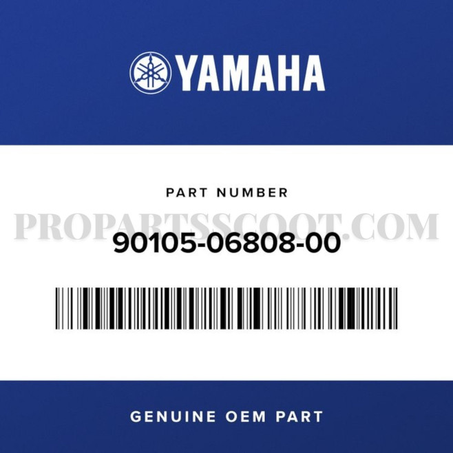 Crankcase Flange Bolt Original for Yamaha Bws/Zuma 50F & X 50 & Vino 50cc 4T