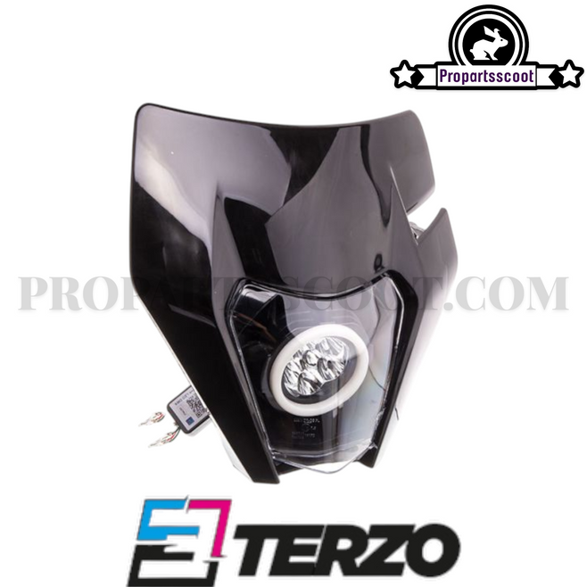 Angel Eye Headlight Plate with 6 Leds, KTM type Bluetooth Terzo