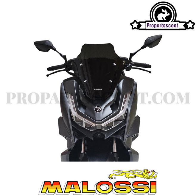 Dark Smoked Sport Screen - Length 37 x Height 40 x Thickness 0.3cm