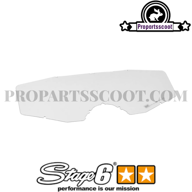 Goggle Lens Stage6 R/T Transparent