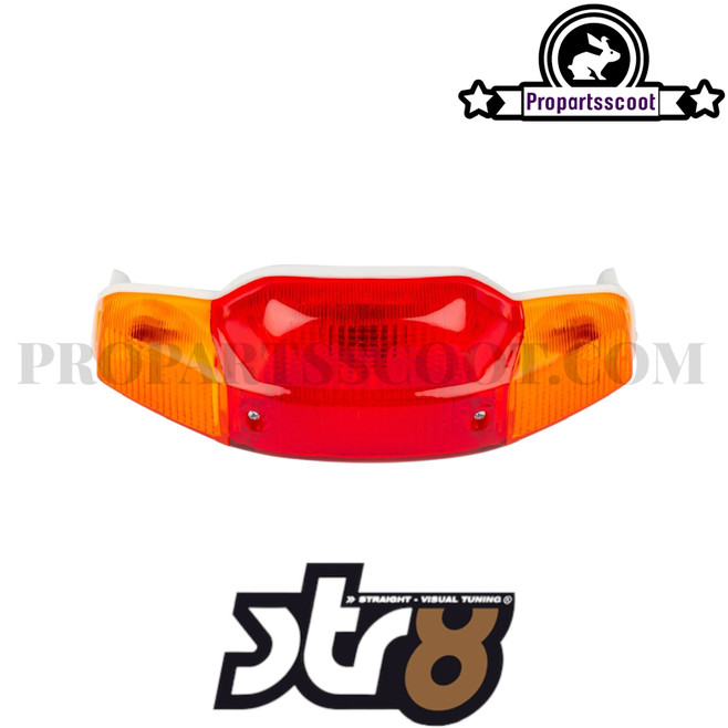 Tail Light STR8 - Style Red/Yellow for Yamaha Bws'r/Zuma 1988-2001