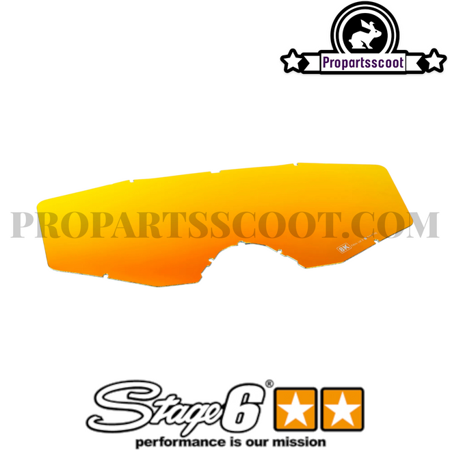Goggle Lens Stage6 R/T Blue Or Orange Mirror