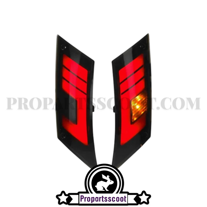 Smoked DMP Sport-1 Rear Indicator for Piaggio Zip 2000
