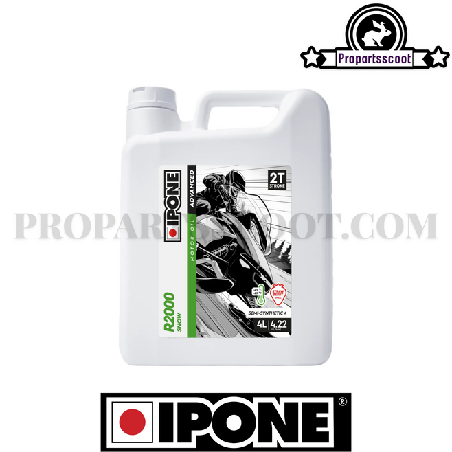 2-Stroke Oil Ipone R2000 Snow Strawberry (4L)