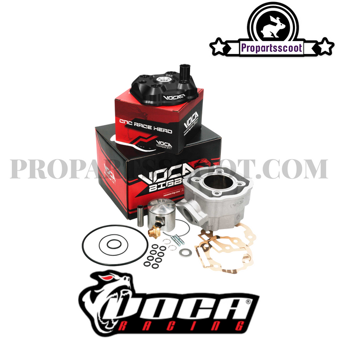 Cylinder Kit Voca Bestia 80cc, 12mm for Derbi Euro 3 & Euro 4, 50mm (Black)