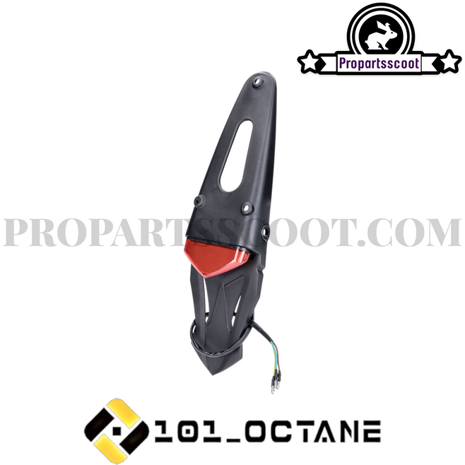 License Plate Holder with Rear Light Led red for Enduro, Supermotard