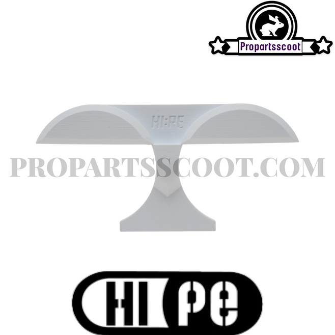 Headlight Mask - Lazy Eyes, White - HI:PE for PGO Big-Max, PMX-Naked 50cc 2T