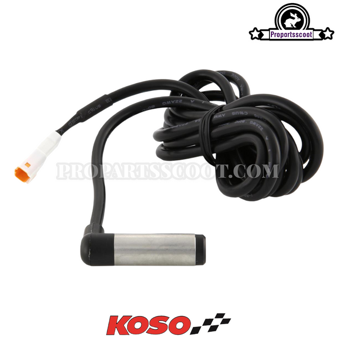 Koso Speed Sensor - (Active, White Plug) Male