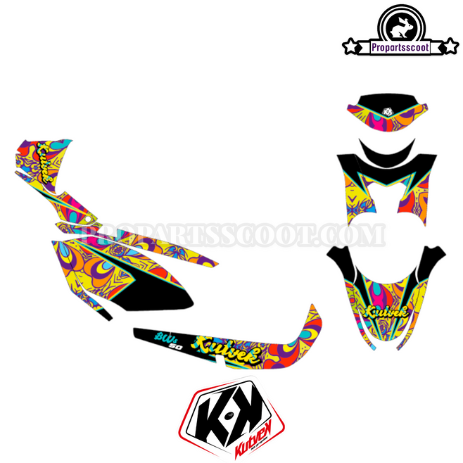 Decal Kit Kutvek for Yamaha Zuma 50F 2012+