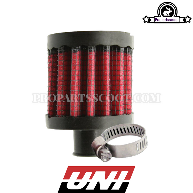 Breather Uni  Filter (1/2in) - Clamp-On (Honda Ruckus)