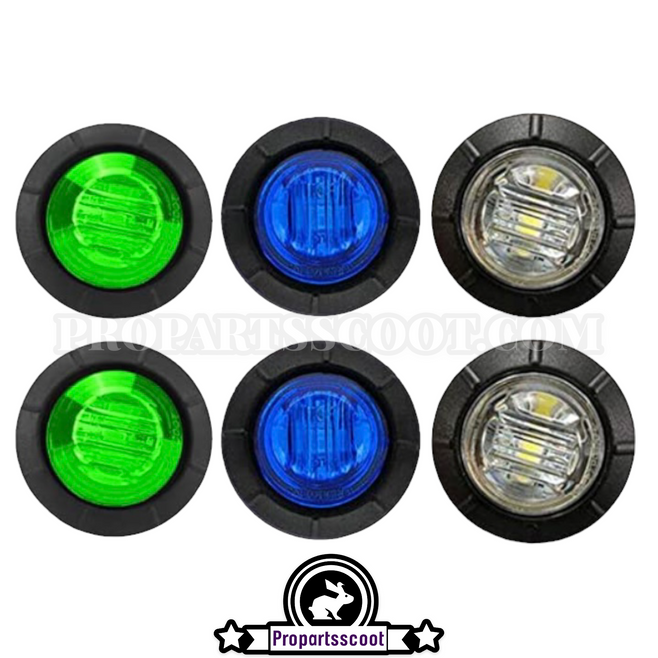 Indicator Round led Rear Side - Bullet Marker (x2)