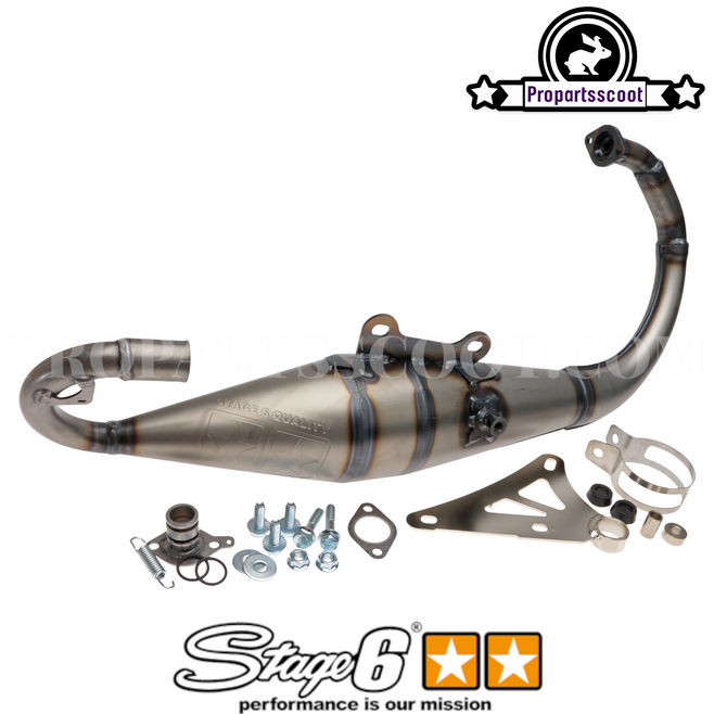 Exhaust Stage6 Pro Replica MKII for Minarelli Vertical (Without Silencer)