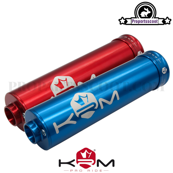 Exhaust Silencer KRM Pro Ride (90/110cc) Red/Red Or Blue/Blue