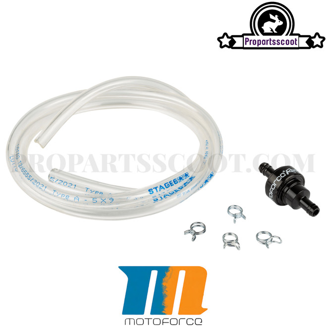 Kit Fuel Hose Stage6 HQ + Fuel Racing Filter (D.5mm)