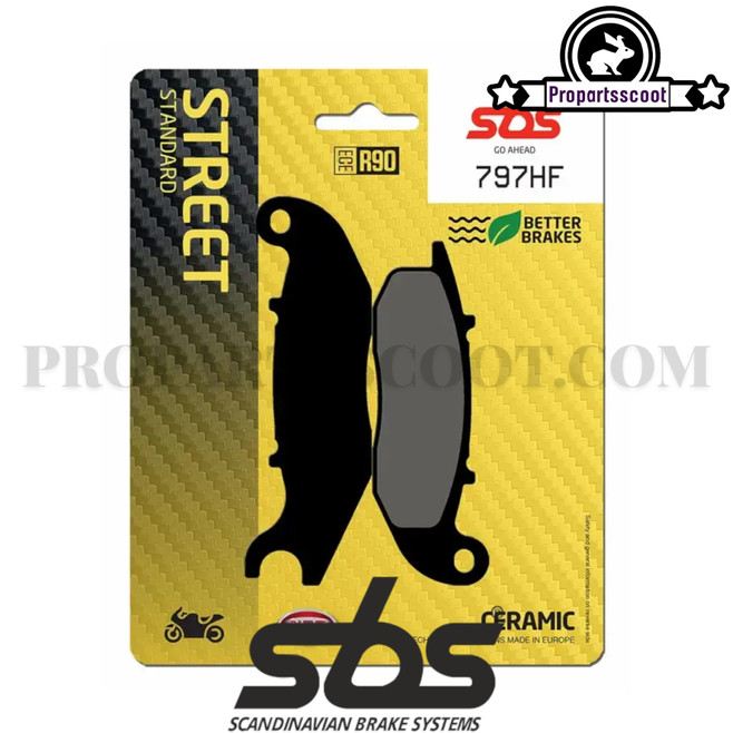 Front Brake Pads SBS Ceramic for Honda Grom