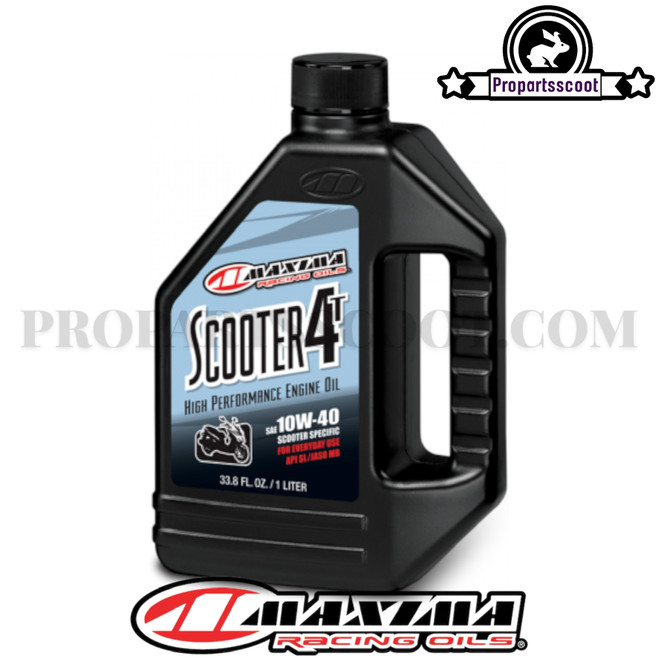 Maxima Oil Racing 10W40 for Scooters 4-Strokes (1L)