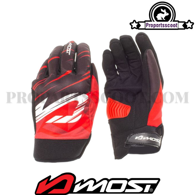 Most Racing Gloves Approved Black and Red