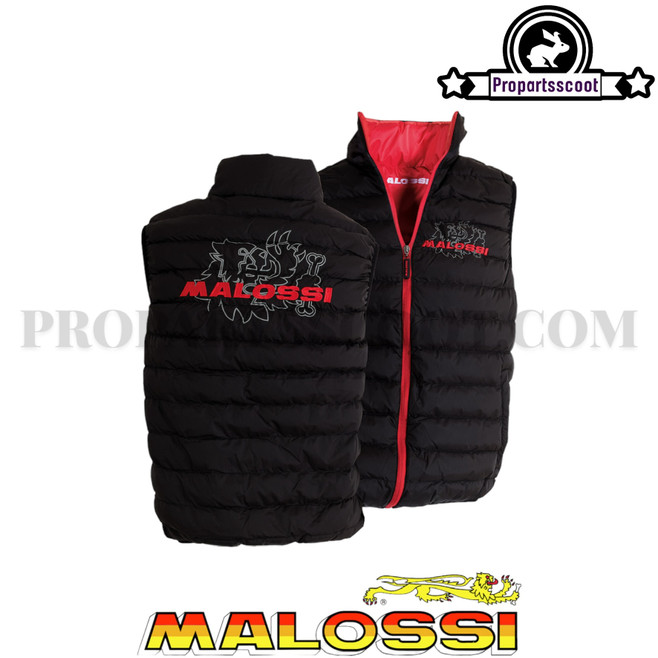 Malossi Black Sleeveless Padded Jacket