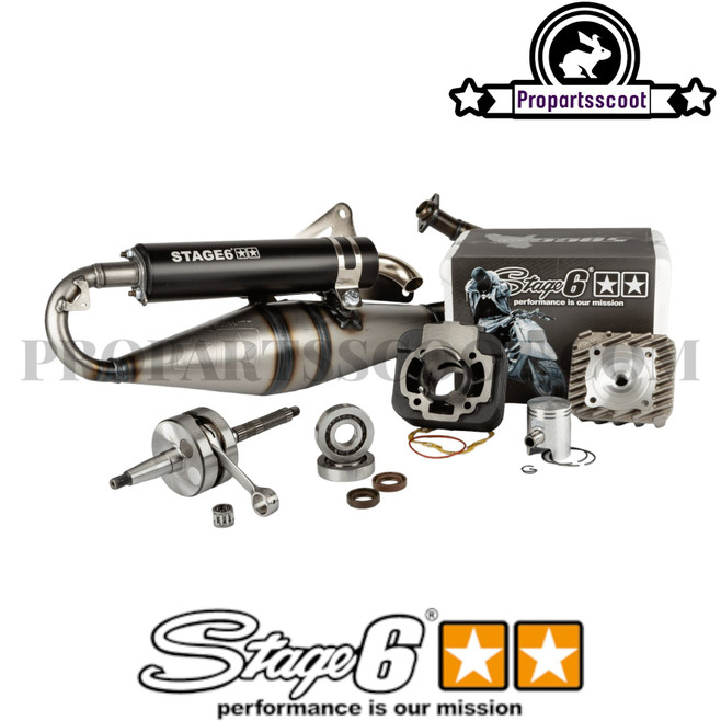 Tuning Kit Stage6 Streetrace Cast Iron 50cc for Piaggio 2T (AC)