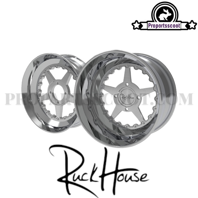 Wheel Set Ruckhouse 5-Star CNC for Honda Grom MSX 125cc 4T (12x6-12x4)