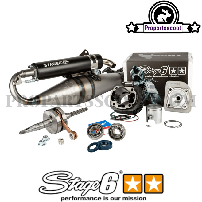 Tuning Kit Stage6 70cc-10mm Streetrace Cast Iron for Minarelli Horizontal (AC)