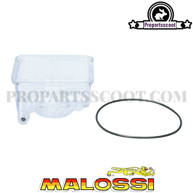 Bowl Transparent Malossi for Carburetor PHBL / PHBH