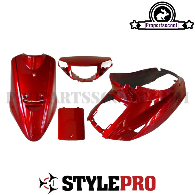 Kit Fairing for Yamaha Jog 91-01 2T (4PCS) - (Metallic Red)