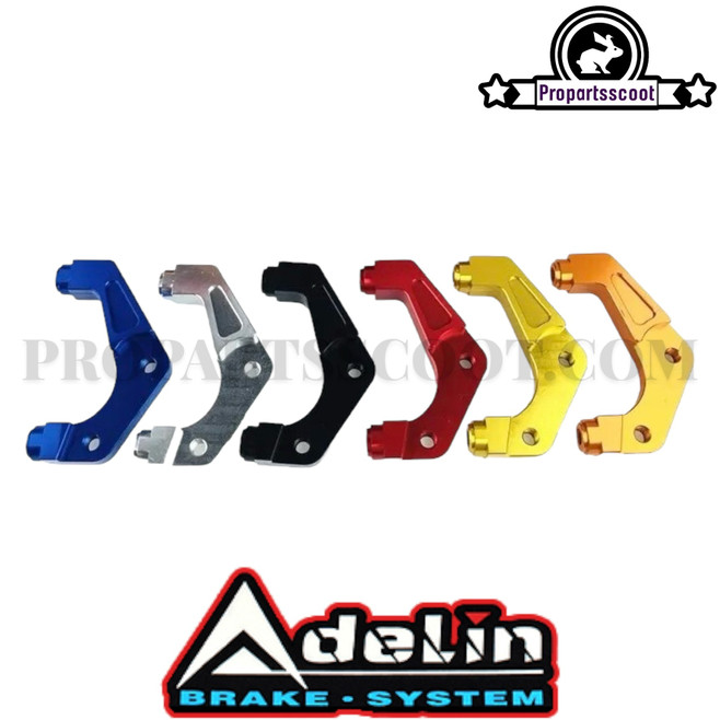 Brake Caliper Mount Adelin 4-Pistons for Yamaha Bws/Zuma 2002-2011 (Disc 200mm & 220mm)