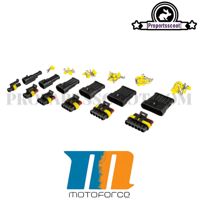 Connectors Set 1 to 6 Pins Waterproof Motoforce