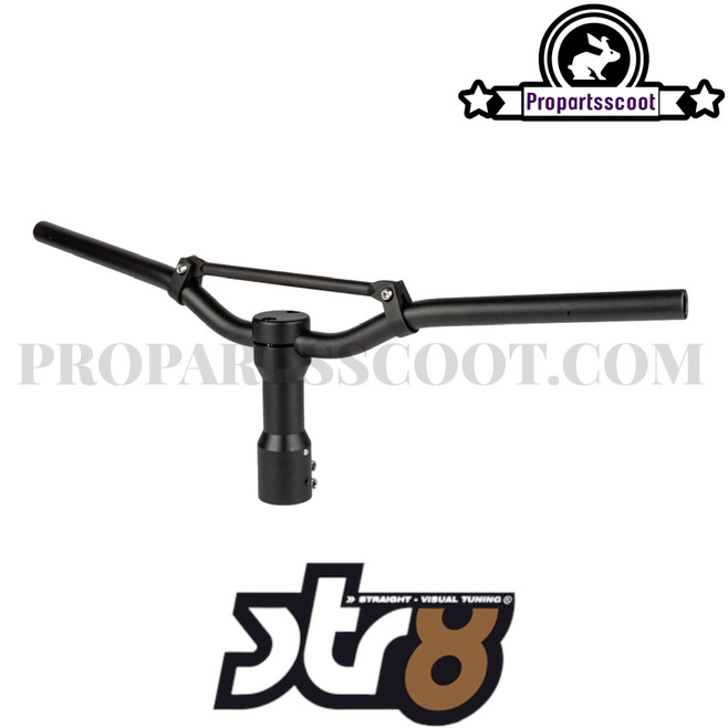 Handlebar + Stem Short STR8 (Black)