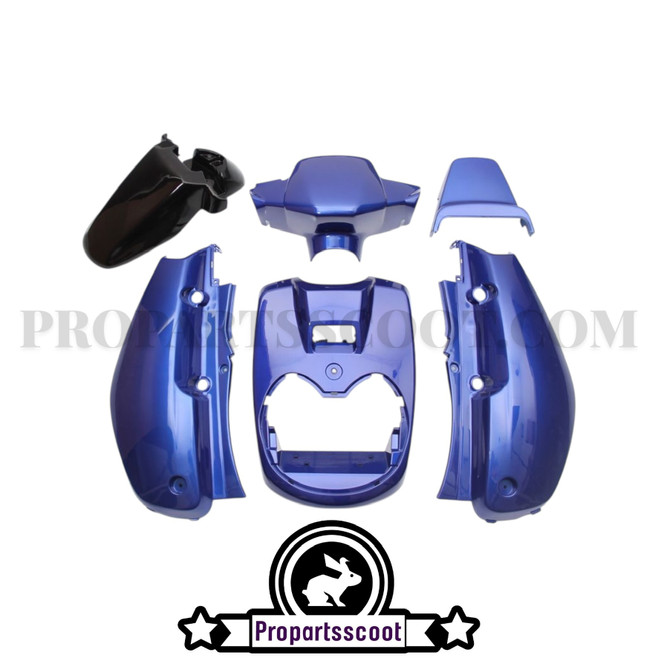 Body Kit Cover for Yamaha Bws/Zuma 2002-2011 (Blue/Black)