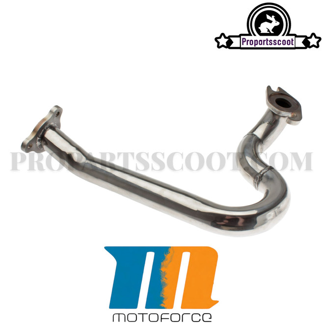 Exhaust Head Pipe Derestricted Chrome for CPI 50cc 2T