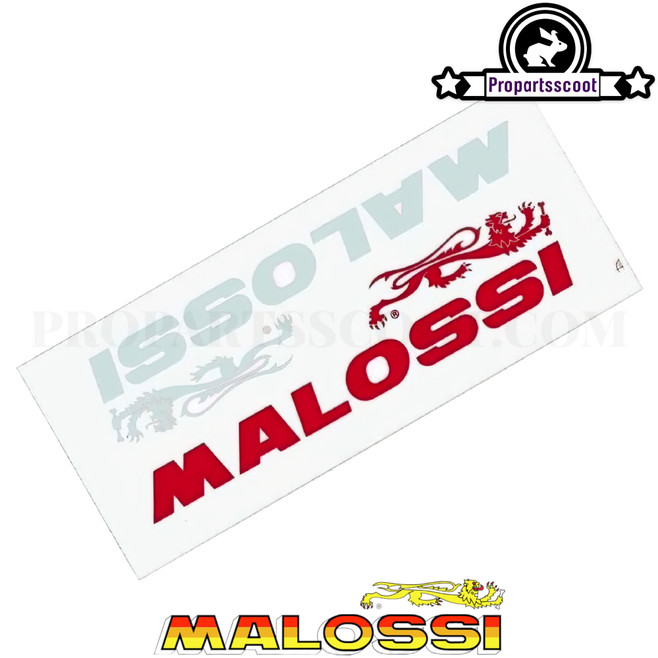 Malossi sticker 12.5x3cm (2)